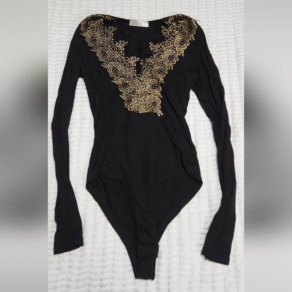 Black Bodysuit Size S - Picture 1 of 16